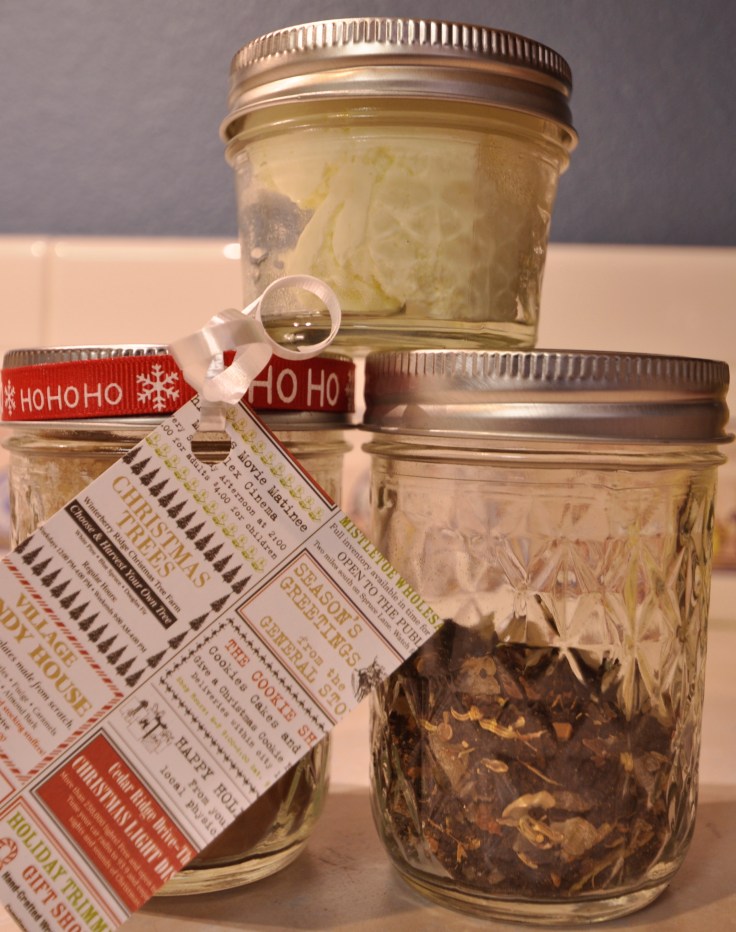 Moisturizer, Peppermint Hot Chocolate, and Chai Tea