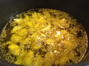 Bubbling Garlic Sauce