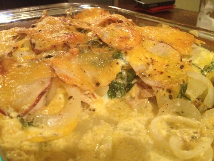 Chicken and Vegetable Gratin